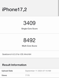 骁龙8gen4与A18处理器性能对比(图3)